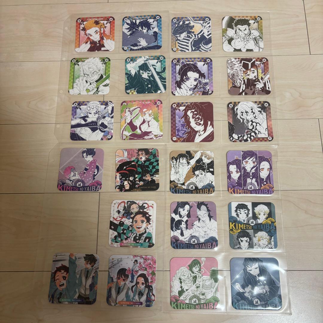 鬼滅の刃　アートコースター　第1弾フル 第2弾セミ+BOX特典付き