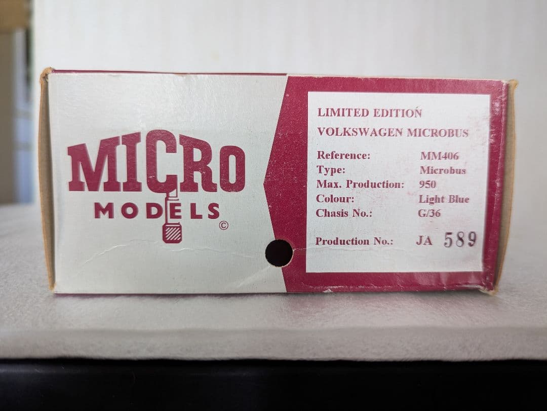【超希少・証明書付】Micro Models フォルクスワーゲン バス（T1）