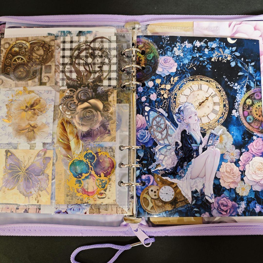 天体系poyo ☆彡おすそ分けファイル　６穴バインダー眺めて楽しめる ＋素材入り