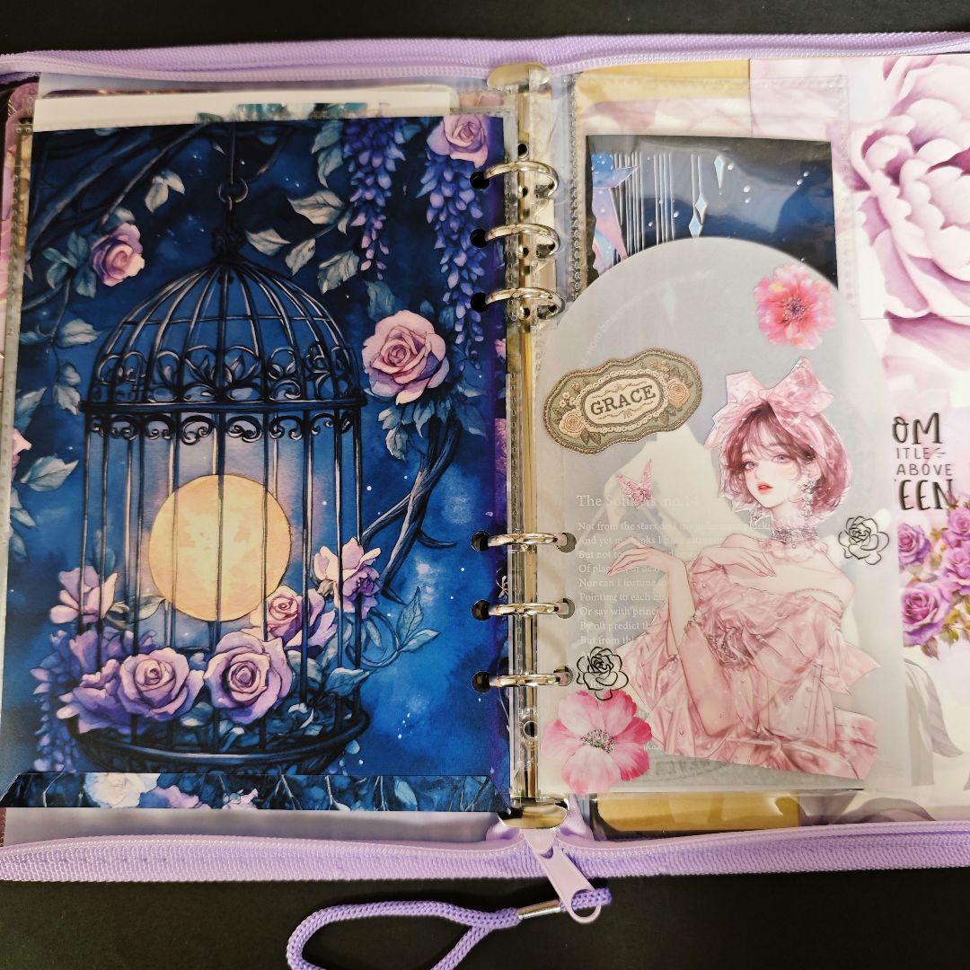 天体系poyo ☆彡おすそ分けファイル　６穴バインダー眺めて楽しめる ＋素材入り