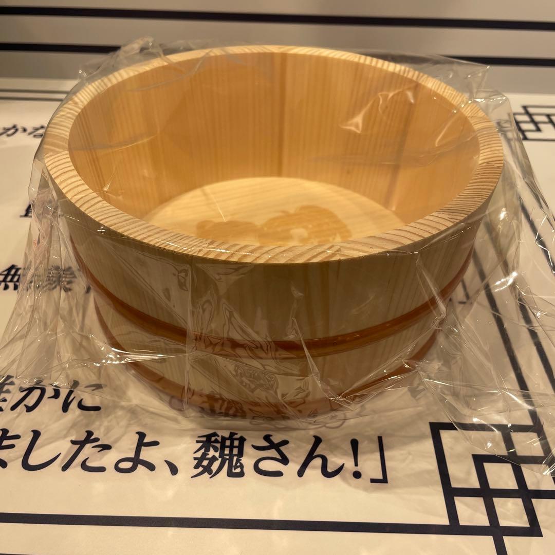 魔道祖師ザキャラカフェ特典　風呂桶&アクリルコースター