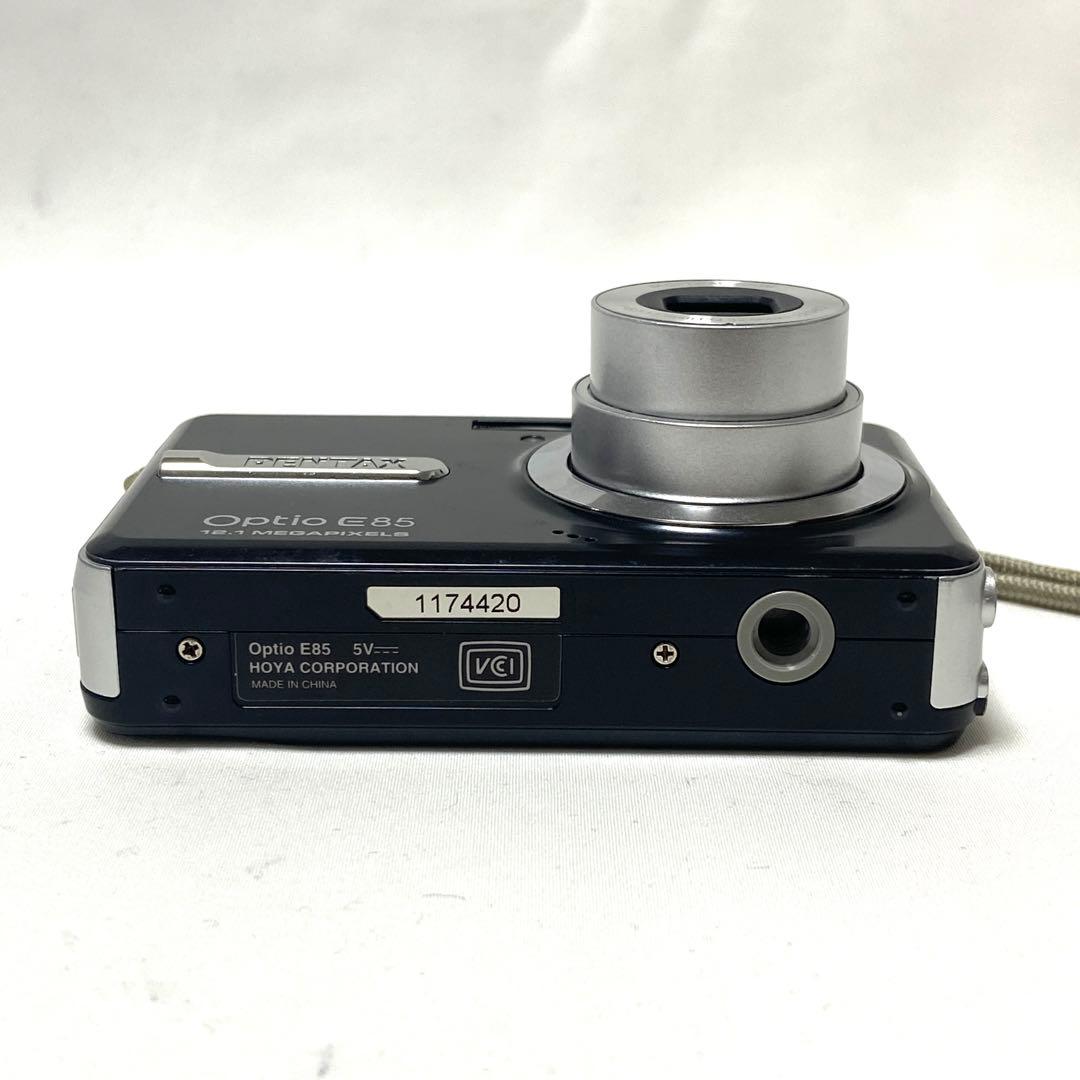 PENTAX Optio E85 ブラック コンパクトデジタルカメラ 動作品