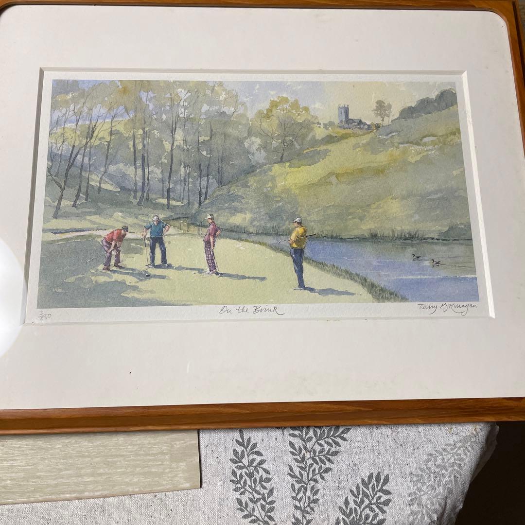 リトグラフ Terry K.Magan 【 On The Brink】