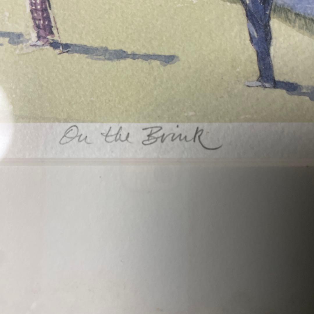 リトグラフ Terry K.Magan 【 On The Brink】