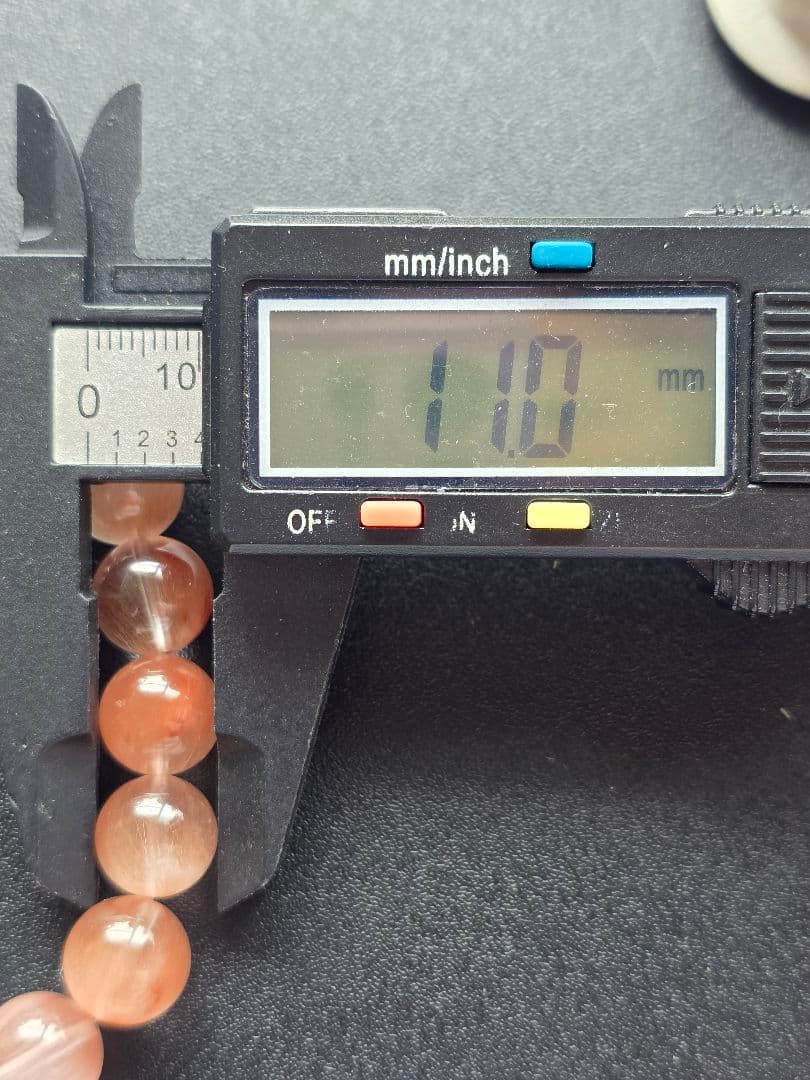 訳あり　11mm　ピンクサゲニティッククォーツ　ブレスレット