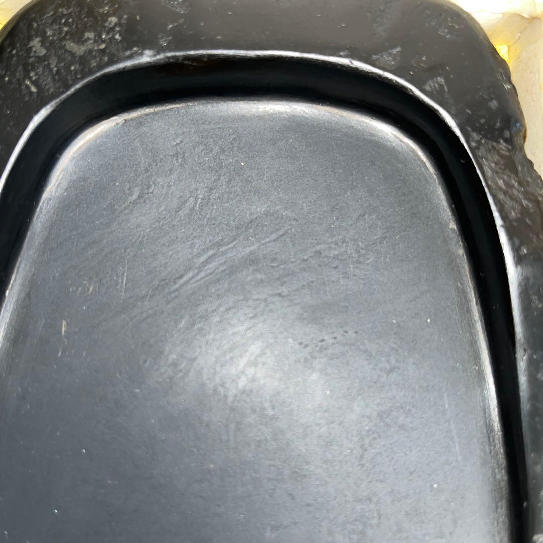 ⭕️雨畑硯　峯硯堂　峯硯　小四六寸　石紋綺麗