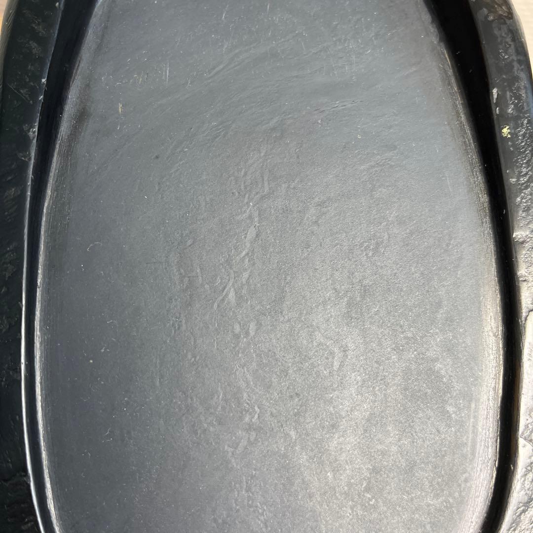 ⭕️雨畑硯　峯硯堂　峯硯　小四六寸　石紋綺麗