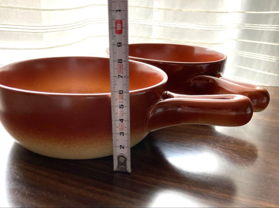 厚手グラタン皿　２枚セット　ブラウン　丈夫 スープ　パスタ　多用途　人気商品