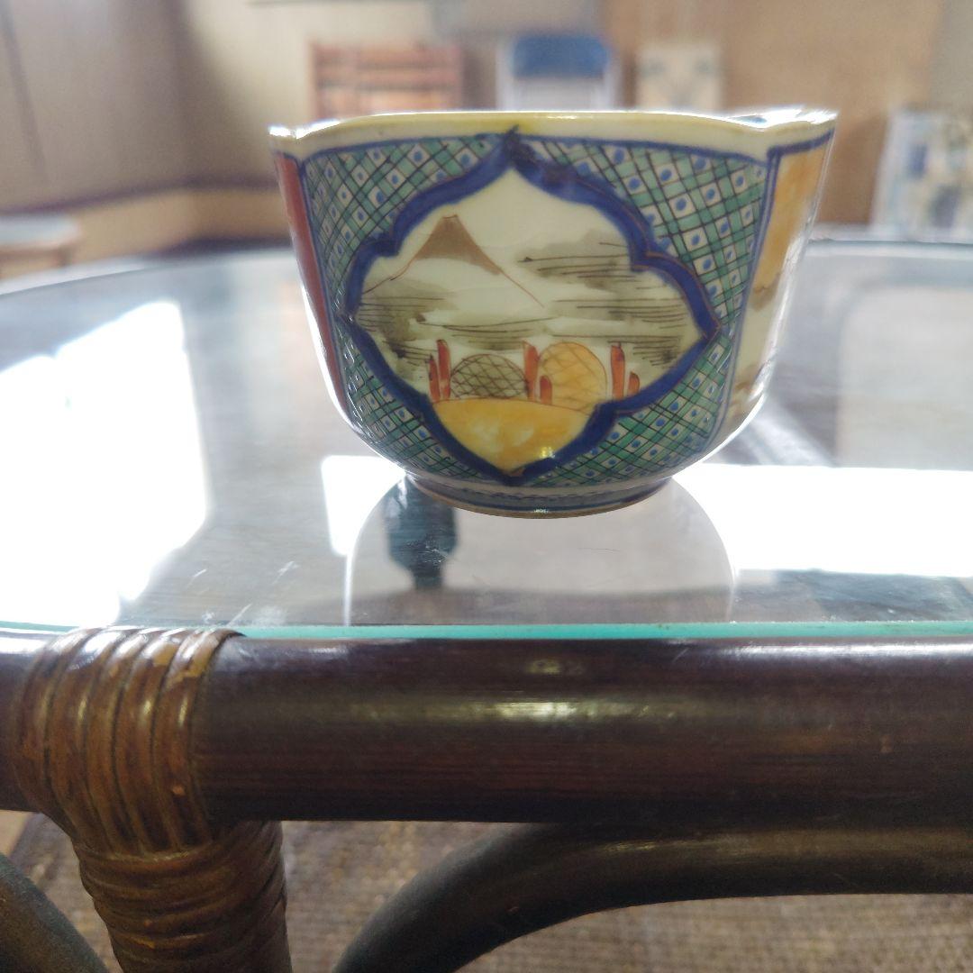 江戸物！陶器の小鉢多彩な絵柄