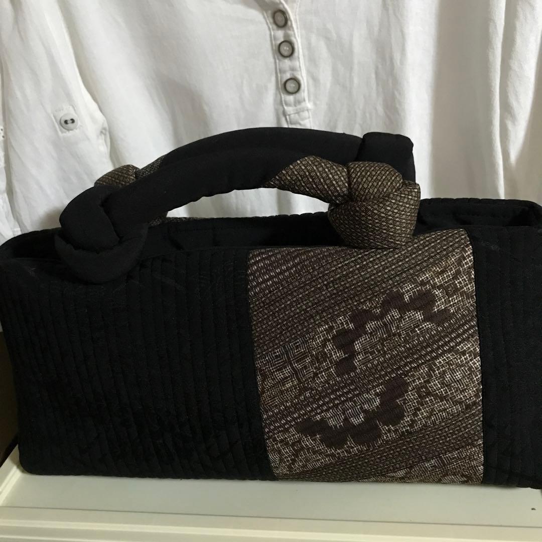 お値下げ　大島紬　手作り　ハンドバッグ　バッグ