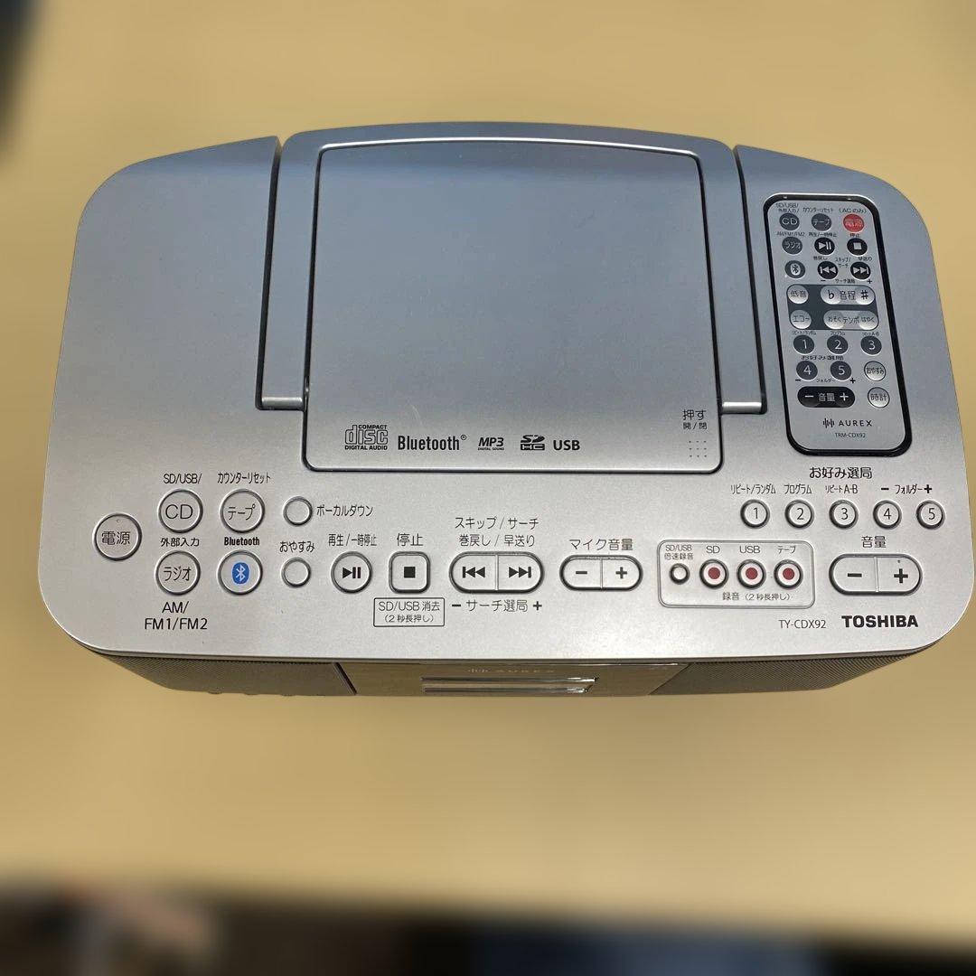 CDラジカセ TOSHIBA TY-CDX92 Bluetooth対応