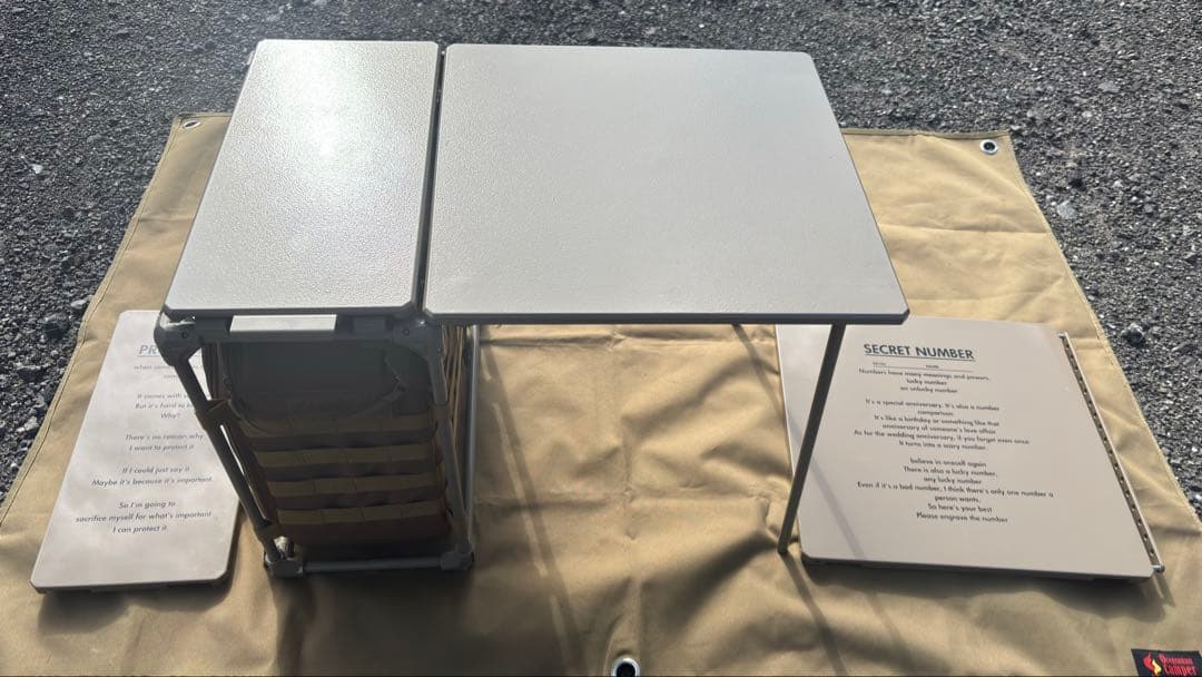 ヘリノックス フィールドオフィス BRUNT フルセット 印字逆バージョン付き