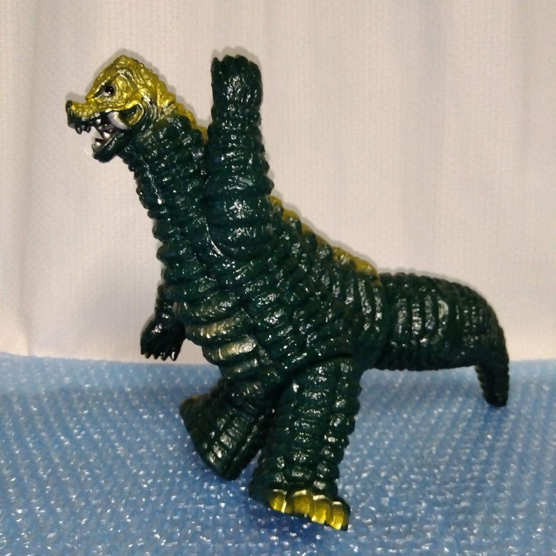 無版権　レッドキング　ソフビ　グレートザウルスシリーズ風　マルサン　ブルマァク