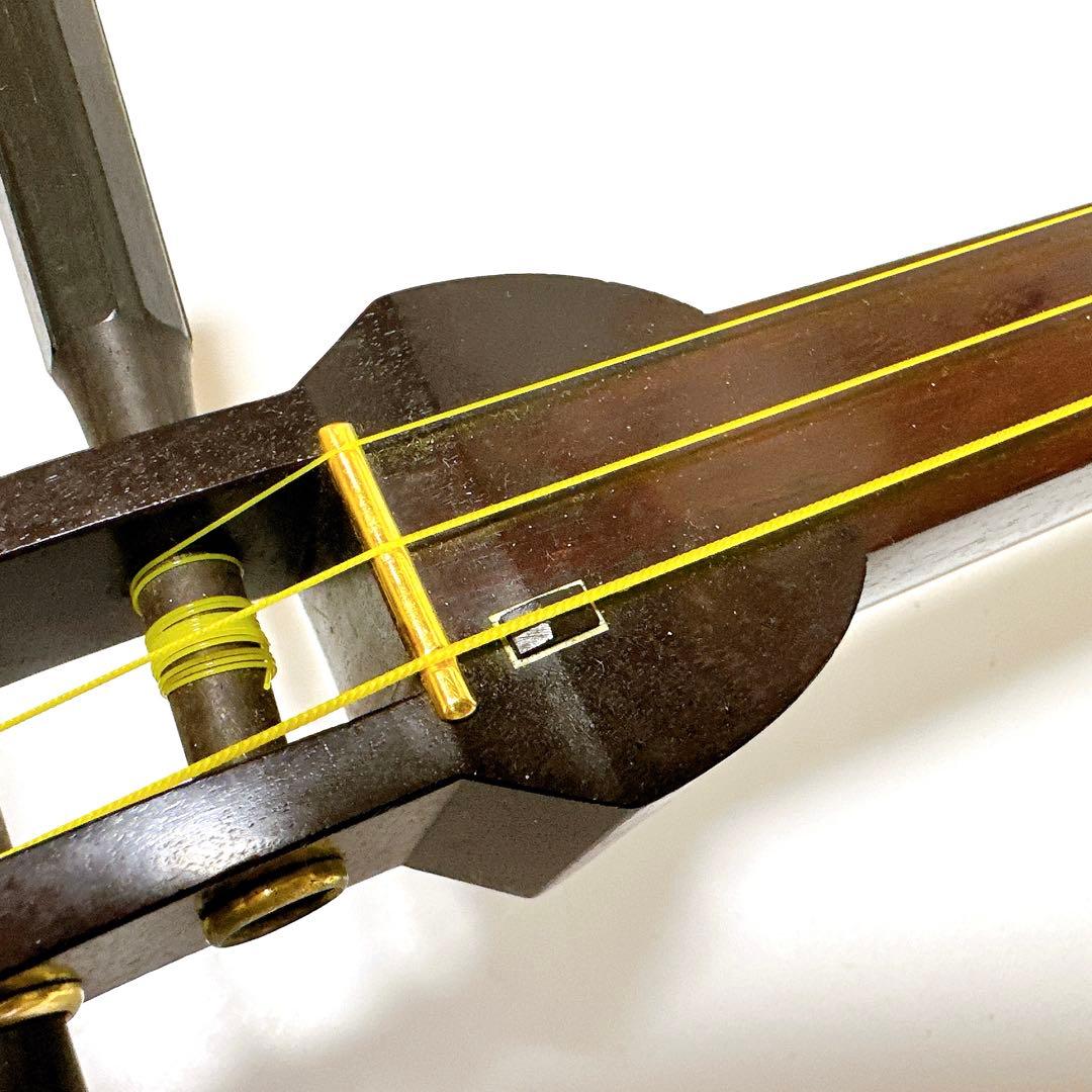 美品 三味線 紅木 トチ 中棹 東さわり