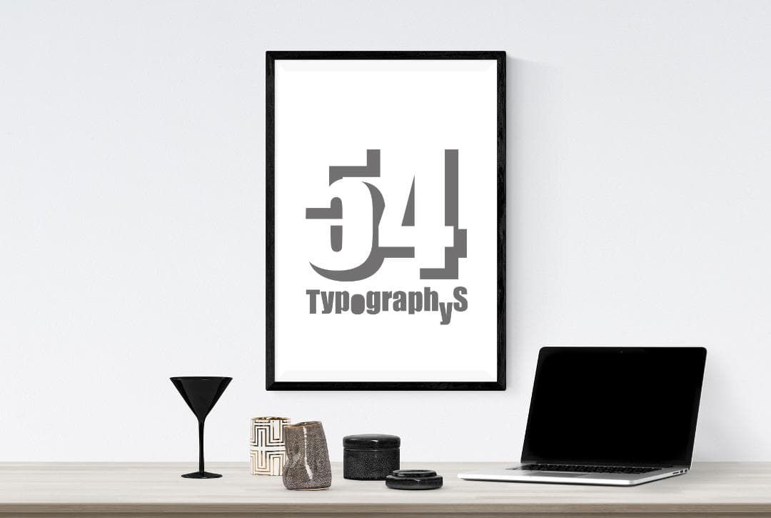 【大型A3】TYPOGRAPHYSアートポスター（A3サイズ）#8852