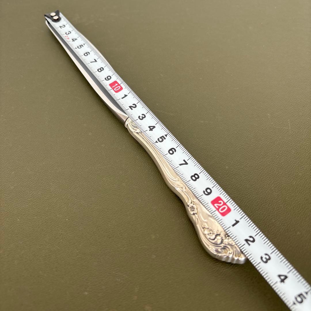 ビンテージ　ALVIN STERLING ナイフ　シルバー　シャトーローズ　純銀