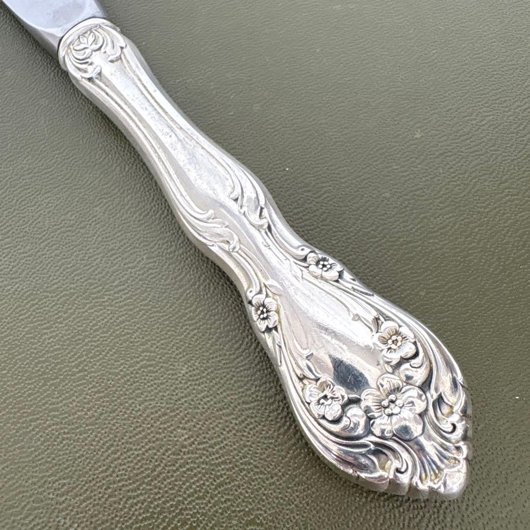 ビンテージ　ALVIN STERLING ナイフ　シルバー　シャトーローズ　純銀