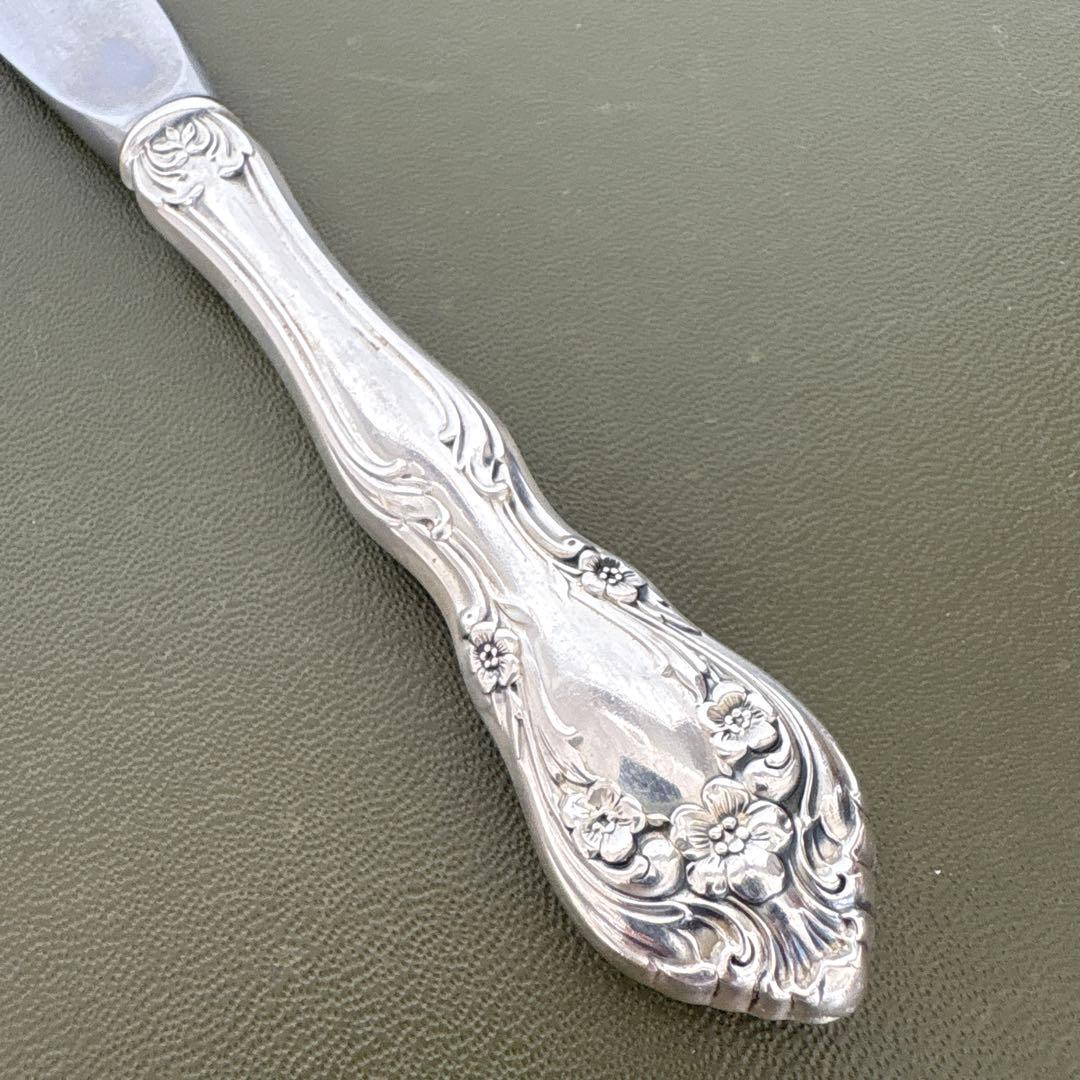 ビンテージ　ALVIN STERLING ナイフ　シルバー　シャトーローズ　純銀