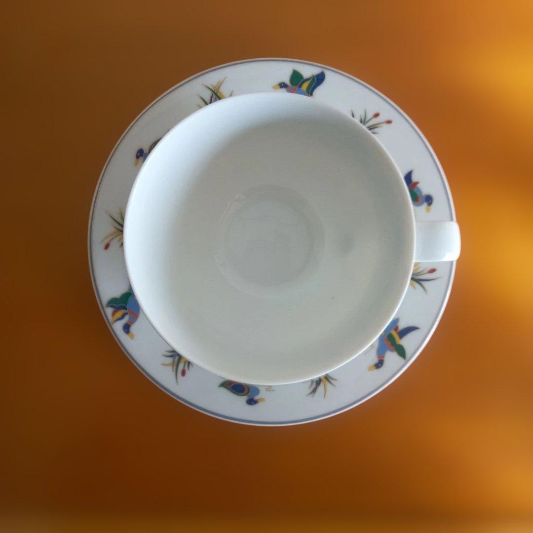 【希少】ヴィンテージ Germany アルツベルグ ブルーバード ティーセット