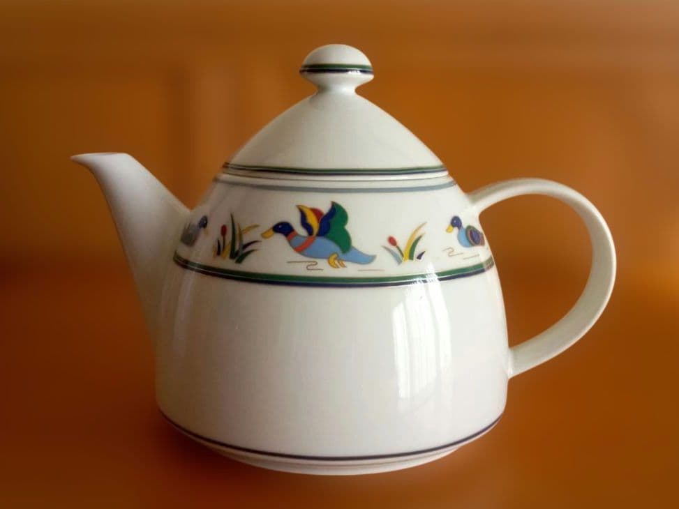 【希少】ヴィンテージ Germany アルツベルグ ブルーバード ティーセット