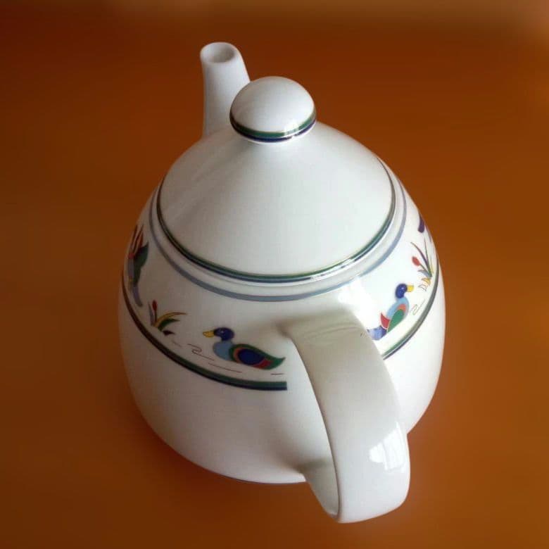 【希少】ヴィンテージ Germany アルツベルグ ブルーバード ティーセット