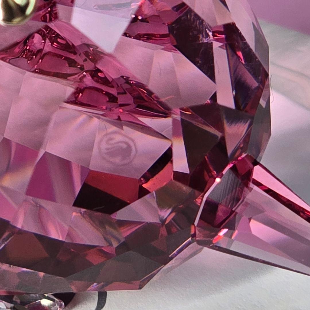 【新品✨️】SWAROVSKI　スワロフスキー　ピンク　オカメインコ