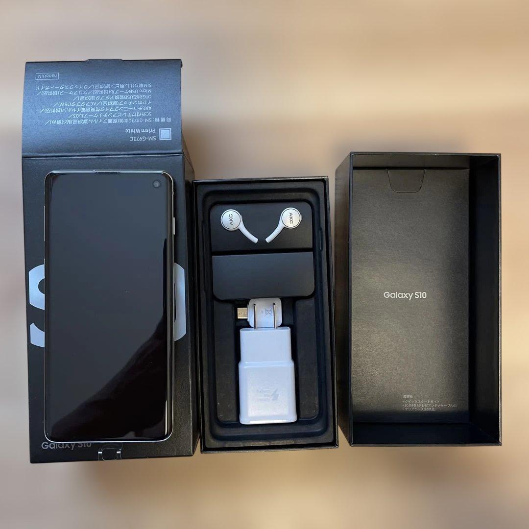 Samsung Galaxy S10 Prism White 本体