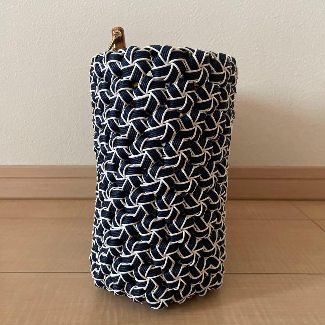 とわ　花結び編みバッグ　2個セット