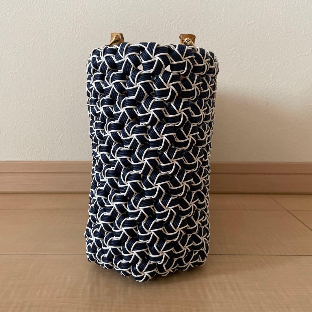 とわ　花結び編みバッグ　2個セット