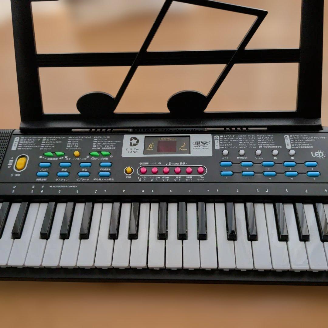電子キーボード 61鍵 ガイド付き