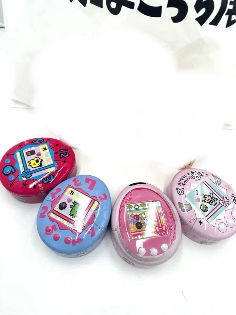 新品未開封　たまごっち缶　4種　コンプリートセット