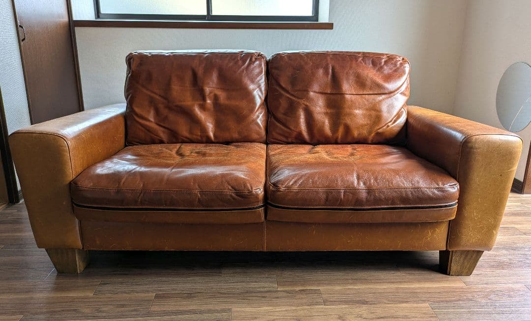 【送料込み】アクメファニチャー　フレスノ　ソファ　FRESNO 本革