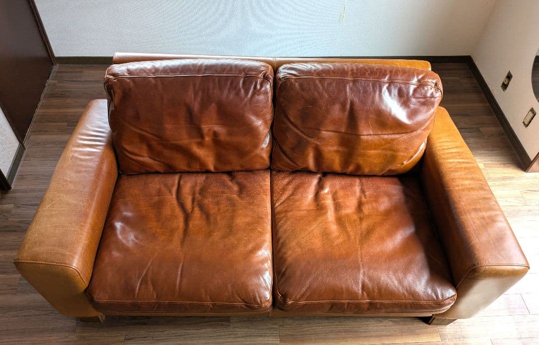 【送料込み】アクメファニチャー　フレスノ　ソファ　FRESNO 本革