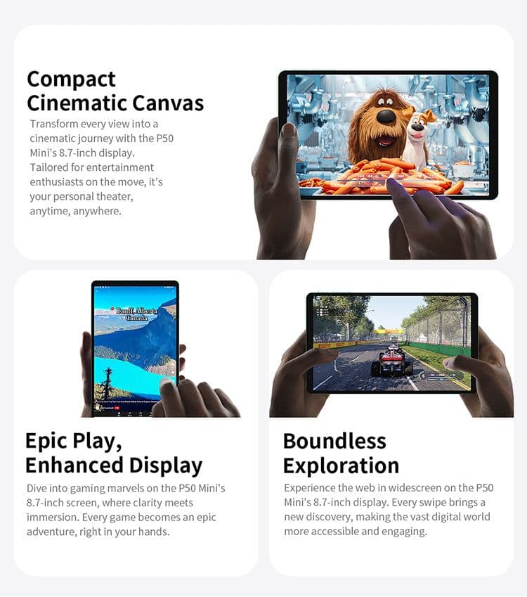 夏*美様 新品未開封　P50 Mini 8.7インチ Androidタブレット
