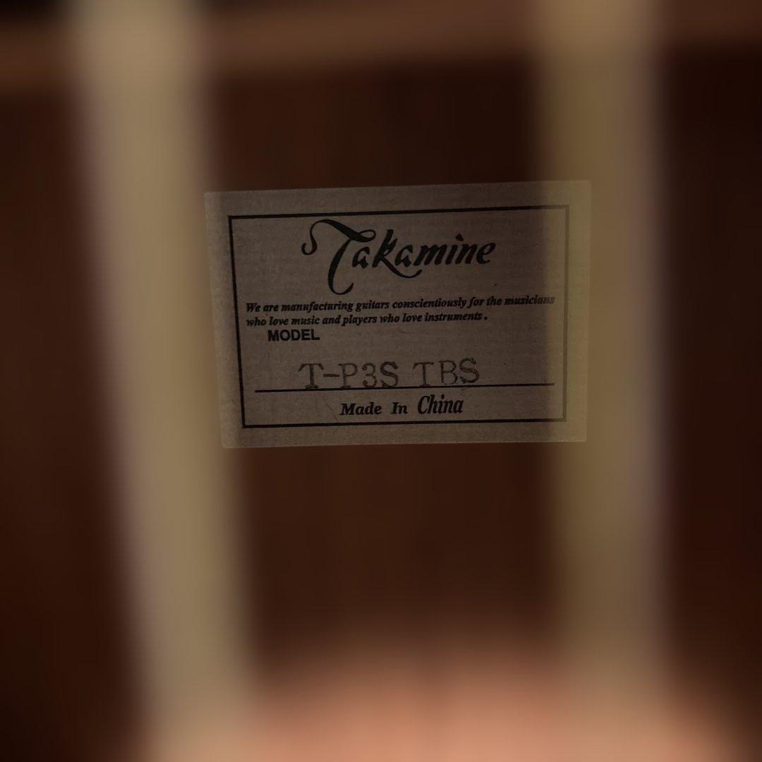 Takamine Tシリーズ アコースティックギター サンバースト