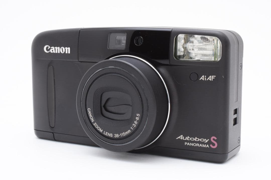 完動品 Canon Autoboy S ブラック 説明書付 外観綺麗 フィルム