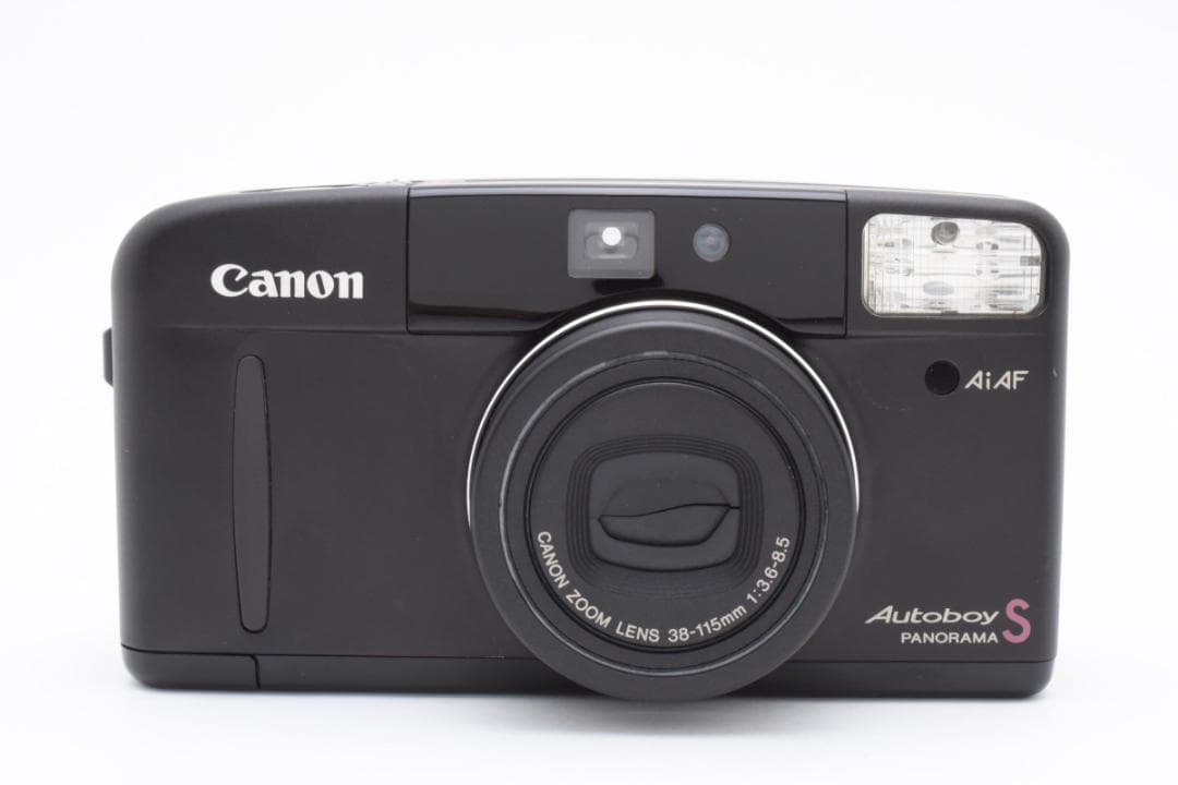 完動品 Canon Autoboy S ブラック 説明書付 外観綺麗 フィルム
