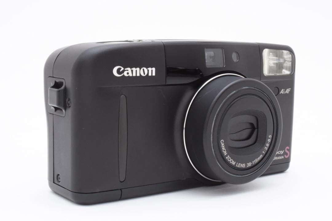 完動品 Canon Autoboy S ブラック 説明書付 外観綺麗 フィルム