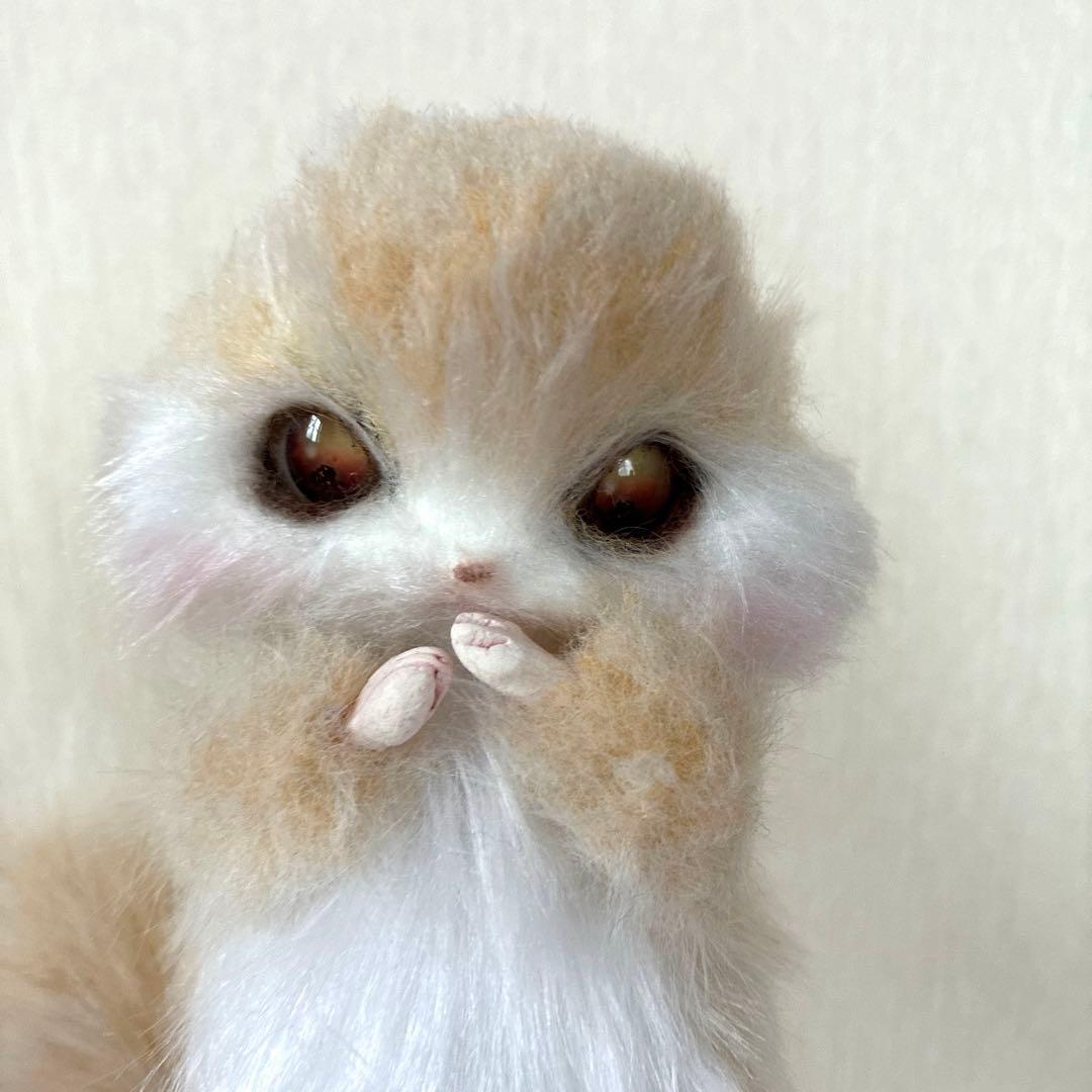 モモンガ　アートドール 幻獣 ハンドメイド 一点物 ぬいぐるみ　リス　小動物