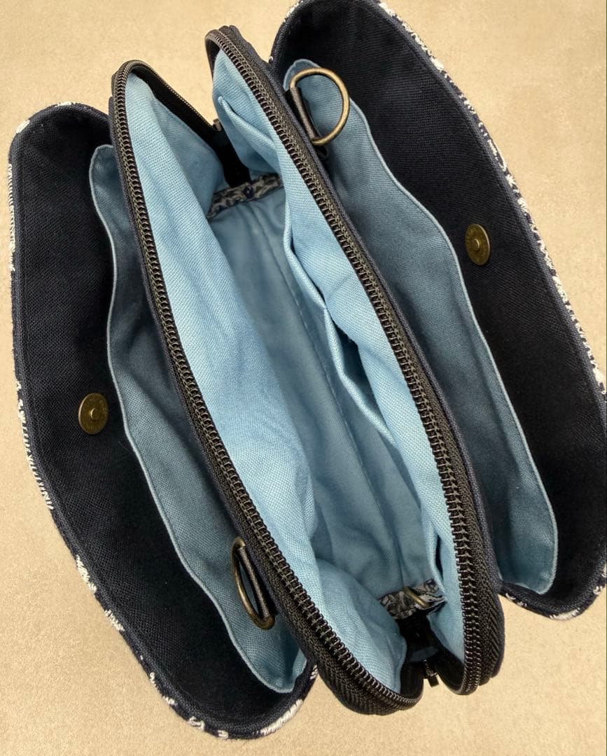 SALE ミナペルホネン シンフォニー ハンドメイドバッグ1123Ⓐ