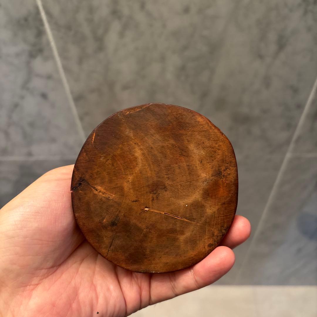 ナイジェリアアンティーク　大きな瞳や頭のフォルム美しく芸術的な特大の一刀彫の彫刻