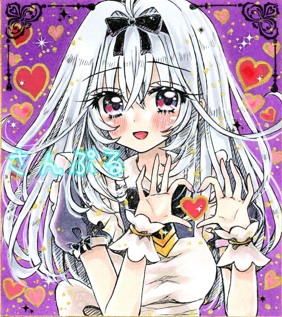 L*A様 手描きイラスト　名探偵プリキュア　森亜るるか　ファンアート　キュアアル