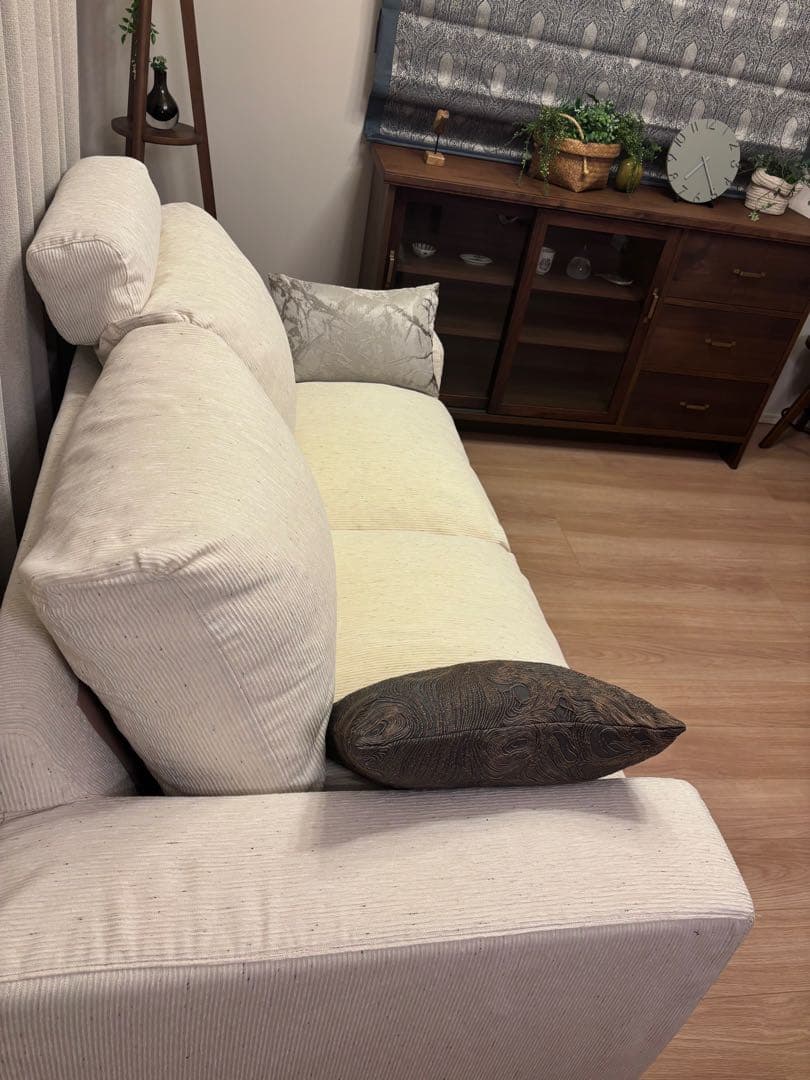 【美品】アクタス TORINOフクラ ソファ ヘッドレスト付き