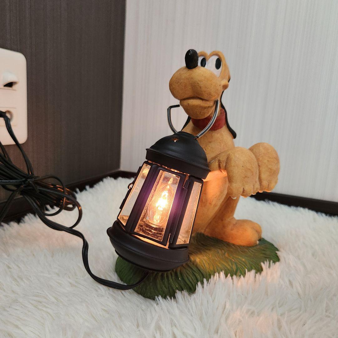 【希少】ディズニー　プルート　ルームライト　セト クラフト 2002