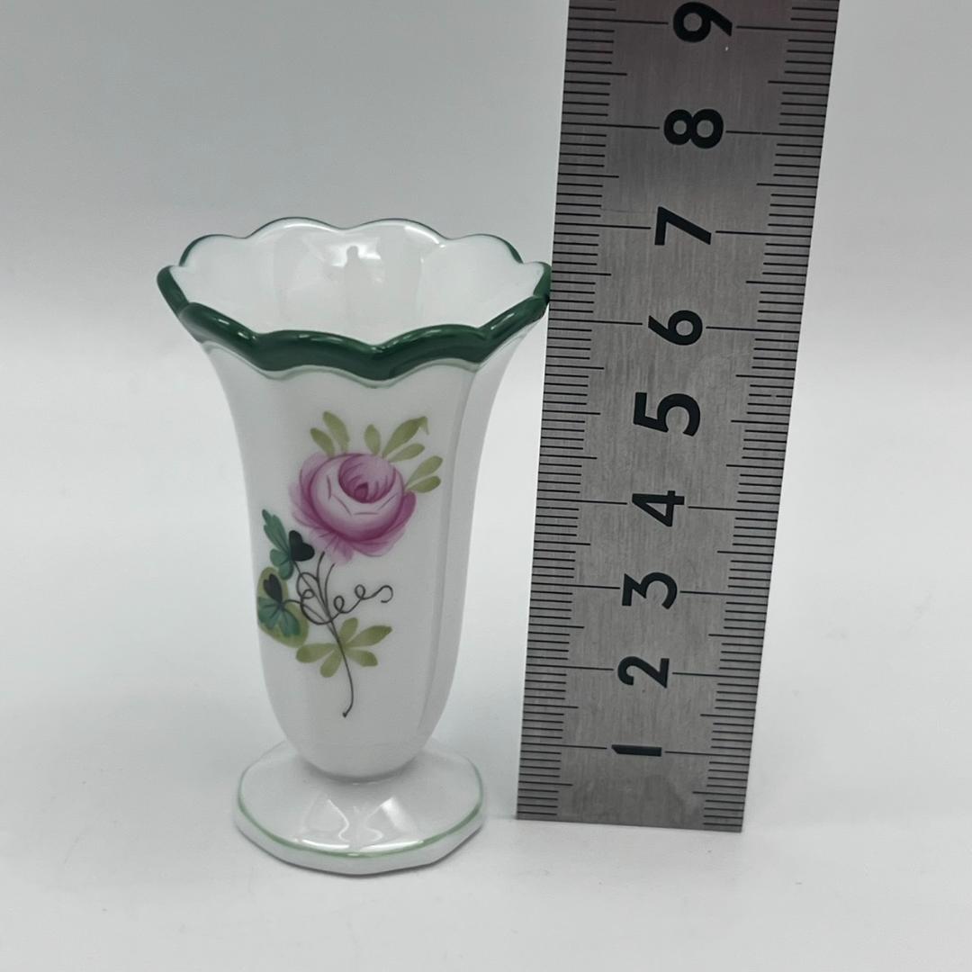 ◇14758　未使用品　HEREND　ヘレンド　ミニチュアベース セット