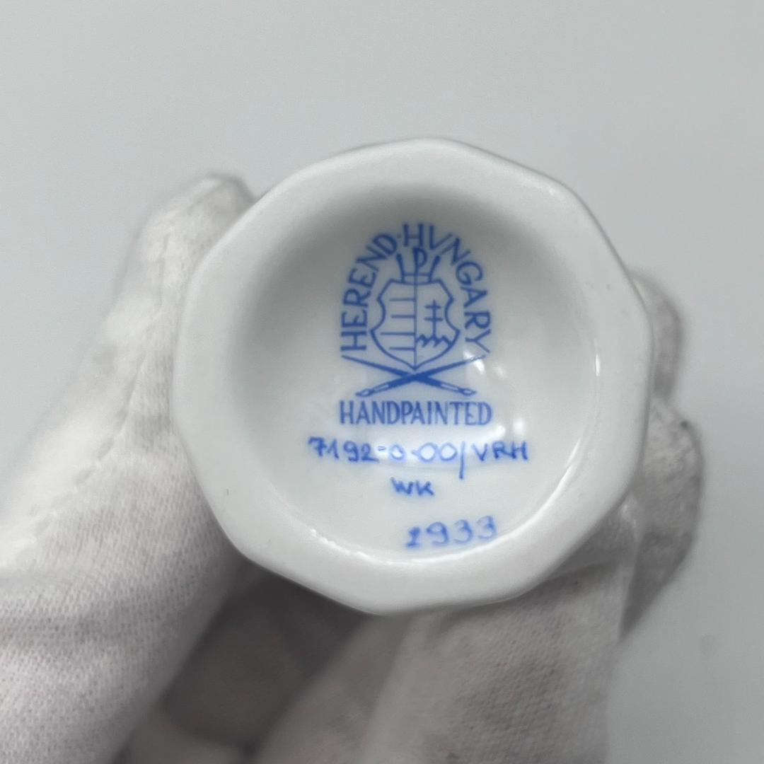 ◇14758　未使用品　HEREND　ヘレンド　ミニチュアベース セット