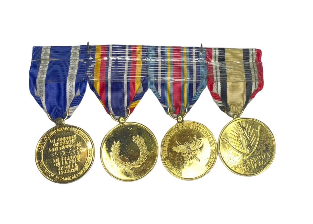 米海兵隊制服用対テロ従軍記章4個セット希少品