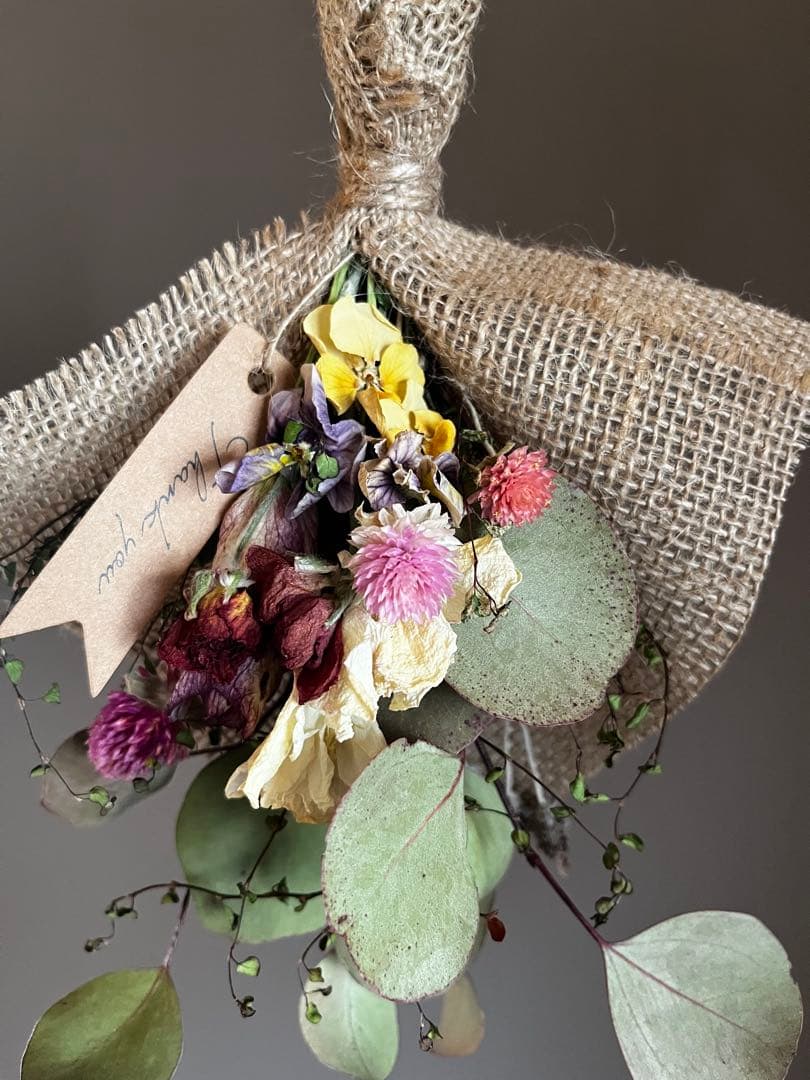 まなドライフラワー スワッグ