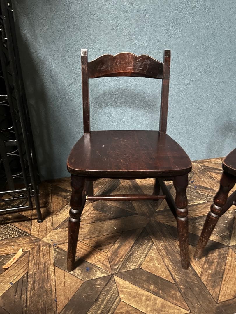 北海道民芸家具 椅子 セット アンティーク 昭和レトロ 当時物 廃盤品