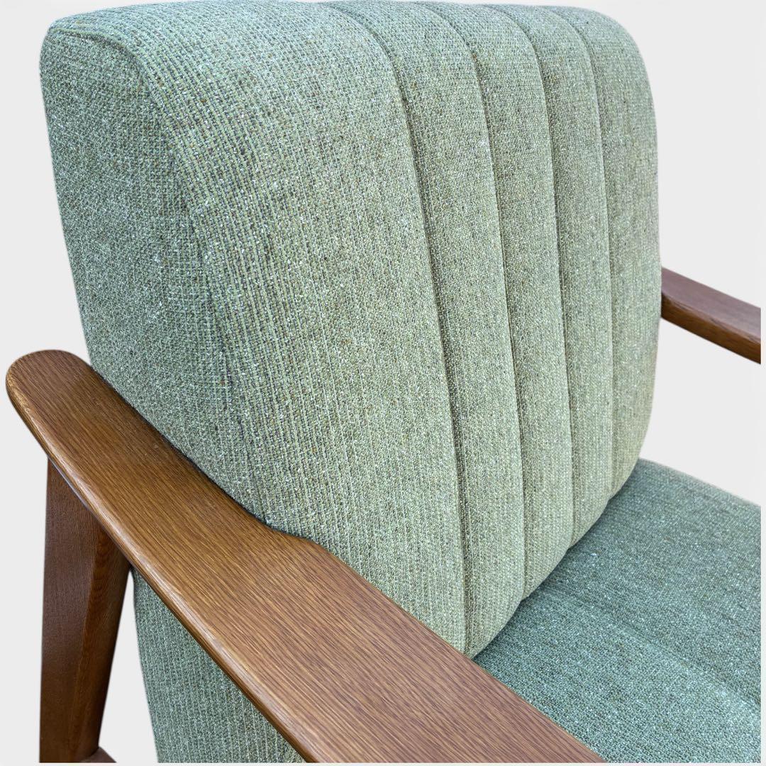 定価9万　美品　浜本工芸　チェア　ナラ材　無垢　一枚板　希少　北欧